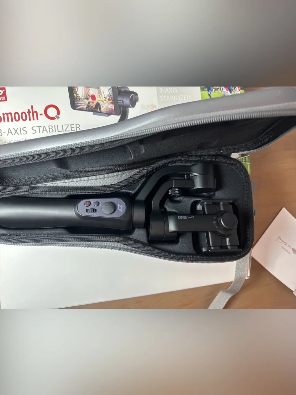 Zhiyun Smooth-Q 3-Axis Smartphone & Action Camera Stabilizer - White/Black
